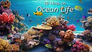 Ocean Life - 10 Lines on Ocean Life | TeachMeYT