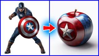 SUPERHEROES but APPLES  All Characters (Marvel & DC)