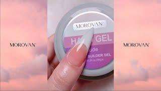 UV gel nail | Easy nail design | French nail art | Morovan