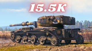 Manticore  15.5K & 16K Spot Damage World of Tanks