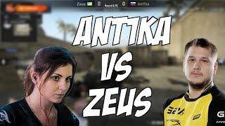 Zeus vs Ant1ka 1x1 | Зевс показывает скилл против девушки Антики 1 на 1 | Зевс, Антика