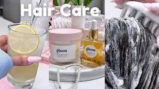 ASMR in depth Hair Care Ritual | pre & après hair wash routine🫧