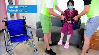 Patient Lift Stair Slide Board Transfer Emergency Evacuation Chair Wheelchair Belt