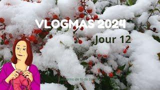 Vlogmas 2024, 11 décembre : couture, tricot et gourmandises