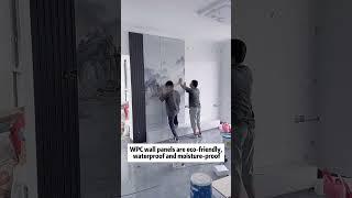 wpc wall panel installation. wpc wall panel wholesale price,wpc china factory #wpc #wpcpanel