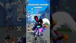 Easy reworked diamond combo #roblox #bloxfruits