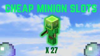 Most efficient way to get Minion slots | Hypixel skyblock