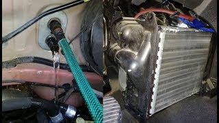 Citroen heater matrix removal with dash in place + core flush + evaporator cleaning