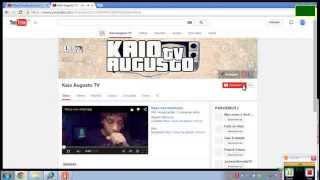 Kaio Augusto TV pareciro do Canal. Incubadora de Canais