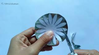 MEMBUAT CETAKAN BUNGA SOLDER MENGGUNAKAN KALENG BEKAS