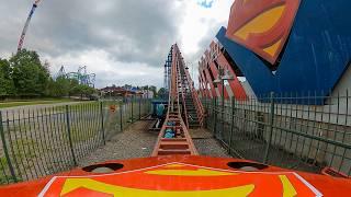 SUPERMAN: RIDE OF STEEL - POV - Six Flags America