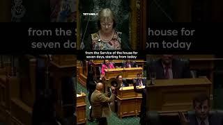 New Zealand Parliament suspends three Maori Party lawmakers for haka protest