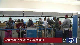 Video: Storm impacts flights at Bradley