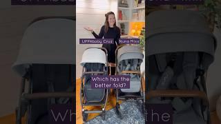 UPPAbaby Cruz V2 vs Nuna Mixx Next - Which has the better fold? #nuna #stroller #uppababy #momlife