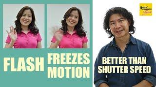 Flash Freezes Motion Better Than Shutter Speed