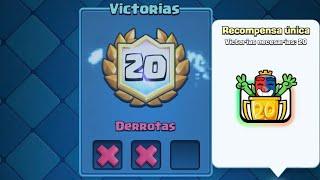 ¡GANO EL DESAFÍO DE 20 VICTORIAS 2024 CLASH ROYALE! 