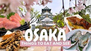 Exploring OSAKA, JAPAN | kuromon market, osaka castle, micro pig animal cafe (JAPAN VLOG)