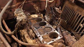 Worst Engine We've Found! | 1946 KB3 International Will It Run | RESTORED