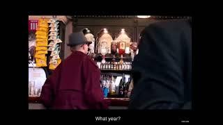 2 kids in trench coat try to buy beer in England prank