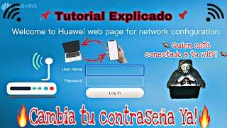 Cambiar contraseña wifi huawei HG8145V5 / Usuarios conectados wifi huawei HG8145V5