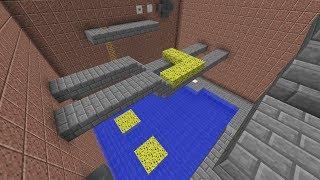 Water Puzzle in Minecraft - Raise and Lower the Water Level!