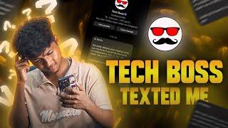 TECH BOSS TEXTED ME  | என்னது இது | Nithin FTS | #editing