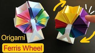 Origami Ferris Wheel/ Fan & Easy Paper Craft