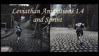 [Skyrim SE/LE] Leviathan Animations - Idle Walk And Run 1.4 + Sprint Animations - Female and Male