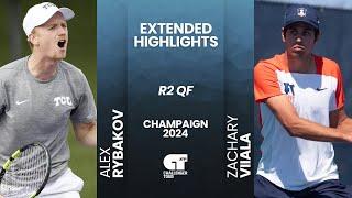 Alex Rybakov vs Zachary Viiala | Champaign 2024 | #ATP Highlights