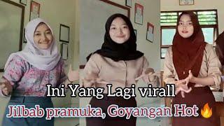 TIKTOK BAJU PRAMUKA JILBAB HITAM - GOYANGAN HOTT || Tiktok viral part 2