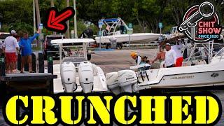 Only the Boat Felt it ! Boater Loses it at the Boat Ramp ( Chit Show)