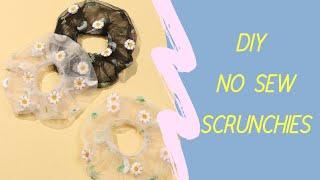 DIY NO SEW SCRUNCHIES | DIY EASY AND QUICK HAIR BANDS