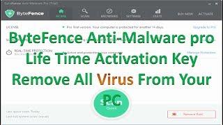 ByteFence Anti-Malware Pro  free Activation key| 100% working key