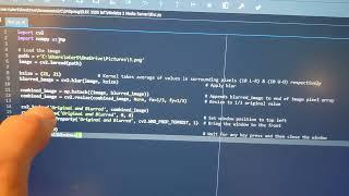 Minilabs 3 - Question 1 - Blurring an image using cv2 library. #python