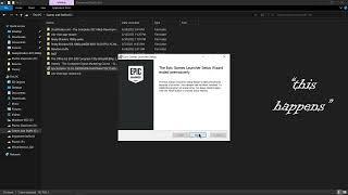 Epic Launcher installation error | A DLL required for this install to complete could not be run