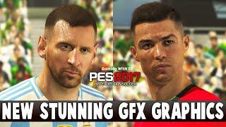 PES 2017 NEW STUNNING GFX GRAPHICS UPDATE