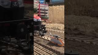 Onion Farming Work with Machines #shorts #agrimachinery