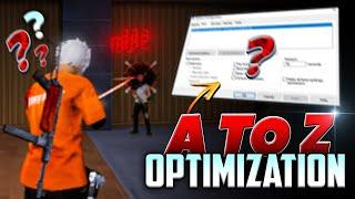 Finally Master Optimization For Free Fire PC | Best Lag Fix Optimization | Bluestacks