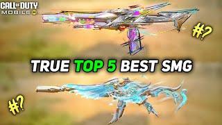 True Top 5 best SMG in Cod Mobile Season 10 #codm