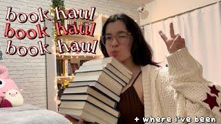 i'm in a reading slump so i bought some books  | book haul + where i've been