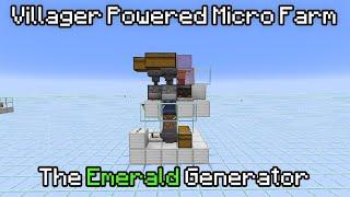 [Tutorial] The Emerald Generator  |  Minecraft Villager Powered Micro-Farm