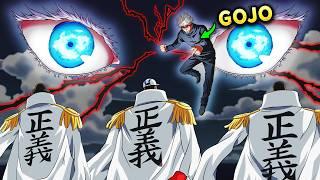 Could Gojo Solo the Marineford War in One Piece ?