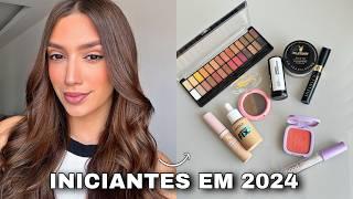 MAKE PARA INICIANTES em *2024* TUTORIAL DE MAQUIAGEM  COMPLETO PARA INICIANTES