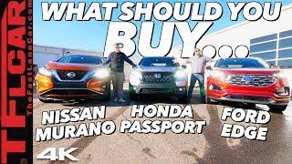 Honda Passport vs Ford Edge vs Nissan Murano: Which Family Crossover Should You Buy?