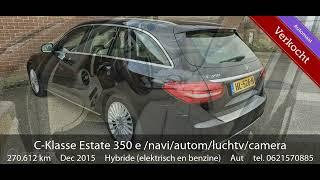 Mercedes C-klasse Estate 350 e /navi/autom/luchtv/camera