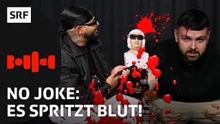 WTF: GABU verletzt Livio mit einem komischen Instrument | Awkward Interview | SRF