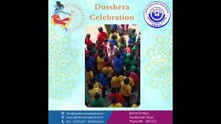 DG International school kids Celebrating joyous moments of Dusshera Festival 