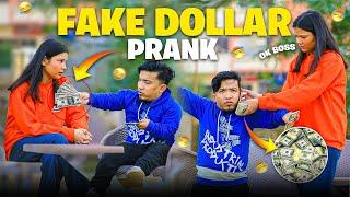 Fake Dollar Prank On Cute Girl - | @NewTalentOfficial