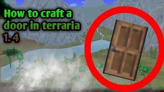 How to craft door in terraria 1.4