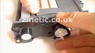 How to refill and reset the Brother TN-2010 toner cartridge